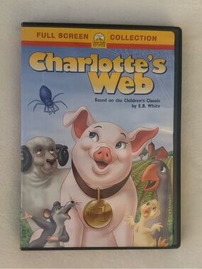 Paramount Pictures Charlotte's Web Full Screen Animated DVD 1973 Dolby Digital